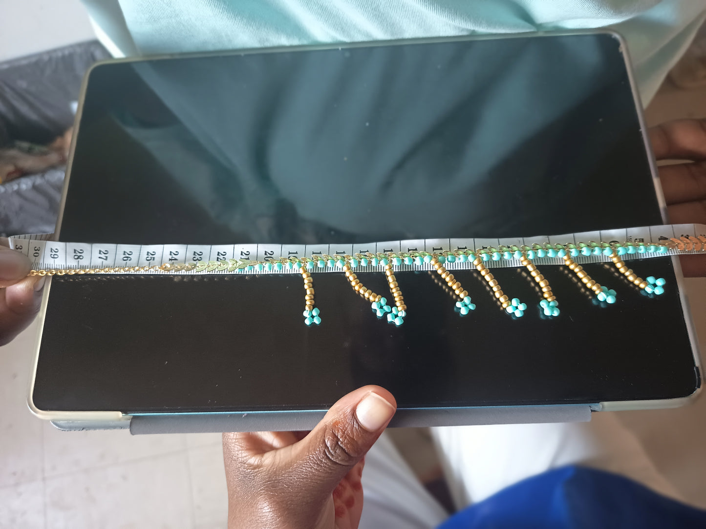 Brise Azur – Bracelet de cheville