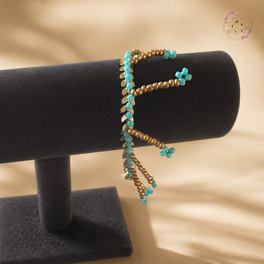 Brise Azur – Bracelet de cheville