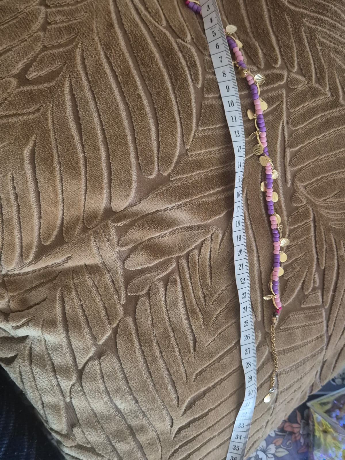Brise violette – Bracelet de cheville