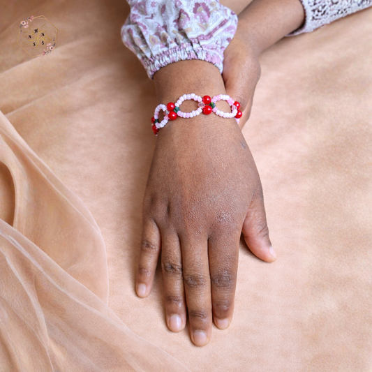 Cerises délicates – Bracelet